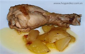 Muslos De Pollo Al Horno Con Patatas
