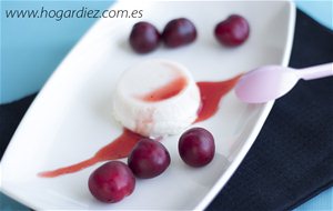 Panna Cotta De Cerezas
