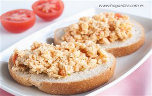 Tomates Revueltos Con Huevos
