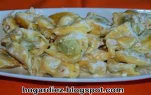 Tortellini De Espinacas Al Roquefort
