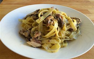 Tagliatelle Con Sardinillas En Escabeche
