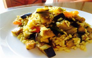 Arroz Con Berenjenas Al Curry
