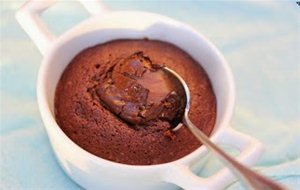 Brownie De Chocolate En El Microondas
