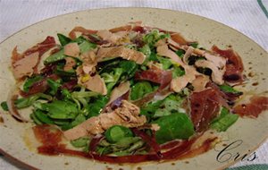 Ensalada De Canónigos, Jamón Y Pate
