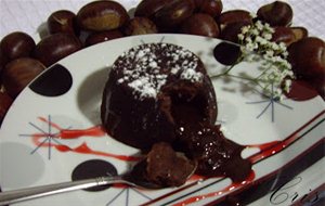 Coulant De Otoño (de Chocolate Y Castañas)
