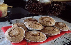 Magdalenas De Chocolate Y Nueces.
