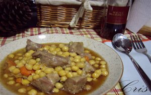 Garbanzos Con Guiso De Carrilleras De Ternera
