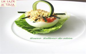 Huevos - Cestos Rellenos De Atún 
