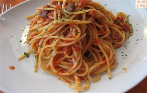 Vermicelli Con Salsa De Pimientos
