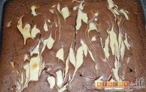 Brownie De Chocolate Con Crema De Queso