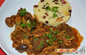 Pollo Adobado Al Ras-el-hanout Con Setas