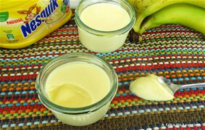 Yogur De Plátano Sin Yogurtera
