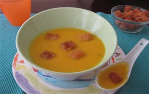 Crema De Calabaza Y Zanahoria
