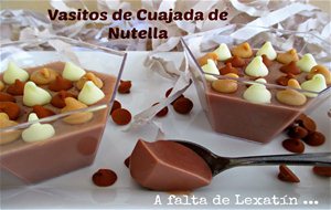 Vasitos De Cuajada De Nutella
