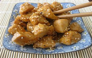 Pechugas De Pollo Con Sésamo Y Miel
