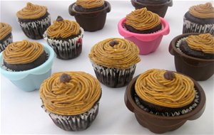 Cupcakes De Chocolate Con Buttercream De Moca
