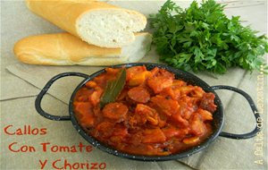 Callos Con Tomate Y Chorizo
