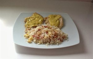 Hoy Comemos Pollo Al Curry Con Arroz Tres Delicias  
