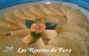 Naranjas Preparadas Al Cointreau
