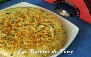 Tortilla De Calabacin Y Patatas
