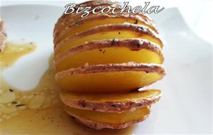 Lagarto Con Patatas Hasselback
