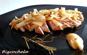 Pechugas Al Horno Con Cebolla
