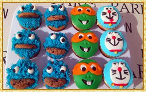Cupcakes Tortuga Ninja Y Doraemon
