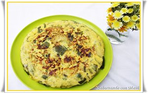 Tortilla De Calabacín Y Pimientos
