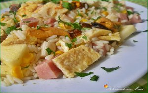 Ensalada De Arroz Tierra Y Mar
