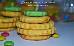 Cajitas De Galleta De Calabaza Rellenas De Lacasitos
