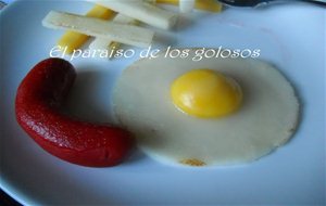 Huevo Y Chorizo De Mazapan
