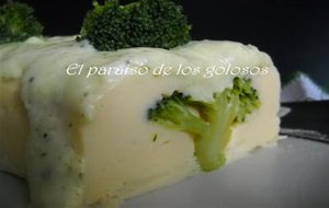 Pastel De Patata Y Brocoli Con Bechamel De Calabacin
