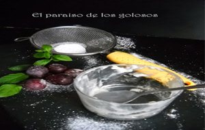 Uvas Con Gelatina De Vino Dulce
