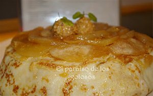 Tarta De Frixuelos Y Manzana
