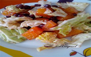 Ensalada De Col Naranja Y Granada