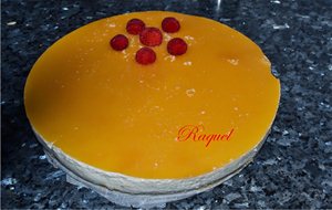 Tarta Fría De Queso Y Naranja