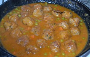 Albóndigas  A La Jardinera