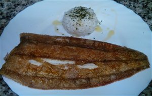 Lenguadina Rebozada Con Arroz