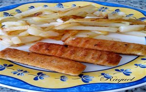 Varitas De Merluza Con Patatas