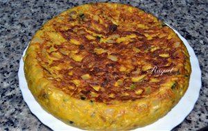 Tortilla De Patata Cebolla Y Calabacin