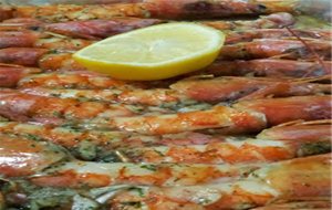 Langostinos Al Horno
