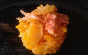 Arroz De Sepia Y Salmón Con Alioli
