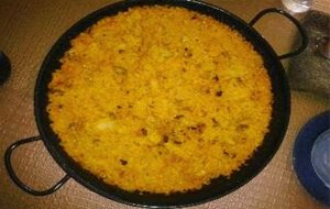 Paella De Col Y Bacalao
