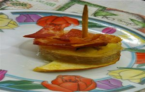 Pincho De Plátano, Manzana Y Bacon
