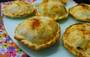 Empanadillas Árabes De Guisantes Con Pollo
