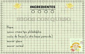 Higos Con Queso
