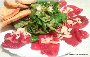 Carpaccio Con Parmesano
