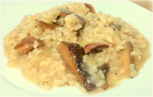 Risotto Con Níscalos Y Parmesano
