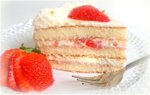 Tarta De Fresas Y Nata
