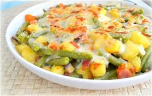 Salteado De Verduras Gratinadas 
